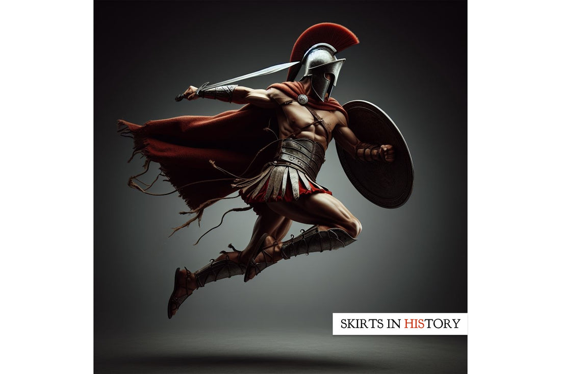 Spartan warriors and the periskelis skirt