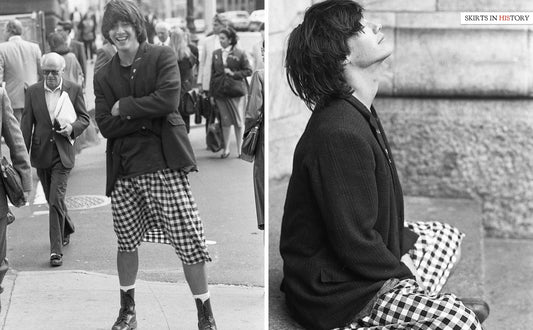 That time Keanu put on his skirt for the camera