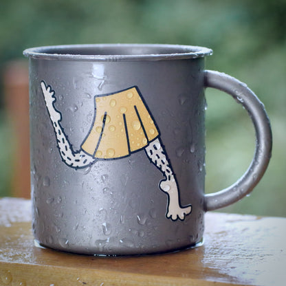 Hairy legs skirt sticker